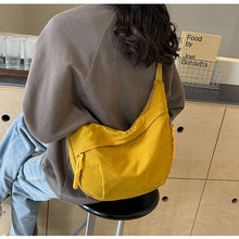 Crossbody Dumpling Bag Moon Shoulder Sling Casual: Yellow