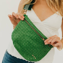 Westlyn Woven Bum Bag - Woven Checkered Blush
