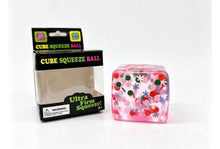 Sugarplum Sparkle Christmas & Holiday Cube Squishy Collection: Pink Santa