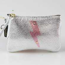 Lightening Bolt Leather Pouch