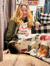 Tiger Vintage Print Jumpsuit