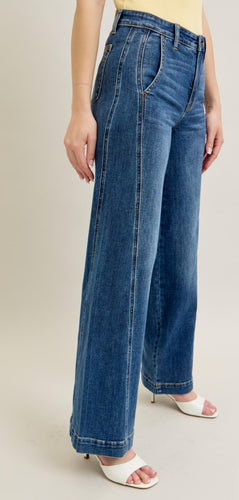 Judy Blue Trouser Wide Leg Denim