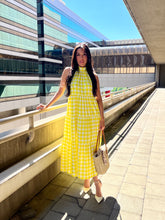 Yellow Gingham Maxi