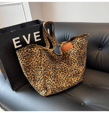 Leopard Print Large Capacity Tote Bag Shoulder Bag