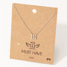 Pave 111 Angel Number Pendant Necklace