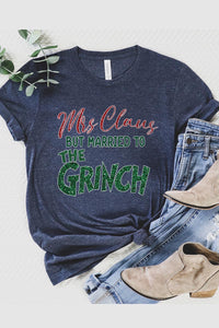 Mrs Claus but Married to the Grinch- Navy