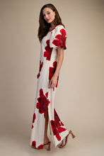Red Floral Dress