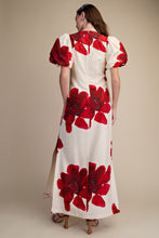 Red Floral Dress