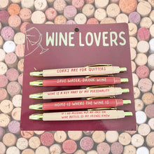 Wine Lovers Pen Set (funny, wine, winery, gift)