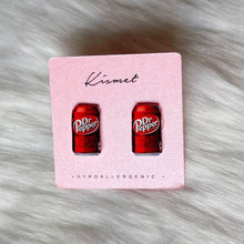 Dr. Pepper Stud Earrings