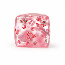 Sugarplum Sparkle Christmas & Holiday Cube Squishy Collection: Clear Snowflake cube
