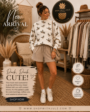 Light Mocha Corded Shorts