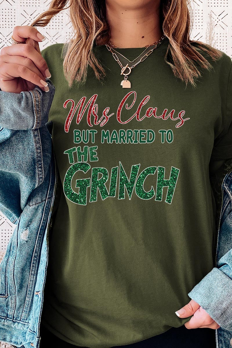 Mrs Claus but Married to the Grinch- Olive