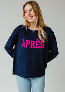 Navy Après Sweater