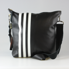 The Offset Stripe Leather Crossbody