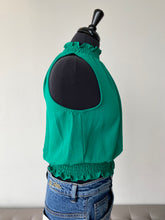 Green Smock Sleeveless Top