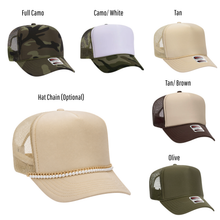 Backwoods Bougie Sequin Trucker Collection: Tan / Sequin Mallard