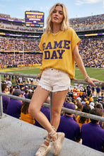 Game Day Ribbed Knit Top: BLACK