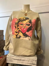 Retro Cupid Valentines Day Blowing Bubble Shirt & Sweatshirt