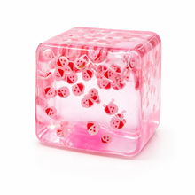 Sugarplum Sparkle Christmas & Holiday Cube Squishy Collection: Pink Santa