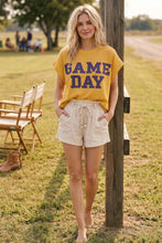 Game Day Ribbed Knit Top: BLACK