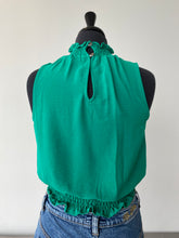 Green Smock Sleeveless Top