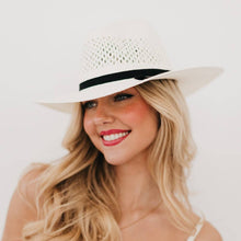 Shell Beach Western Sun Hat: Blue Stones