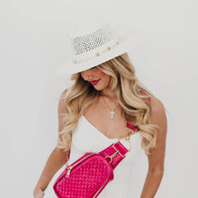 Shell Beach Western Sun Hat: Black Bow