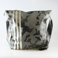 The Offset Stripe Leather Crossbody