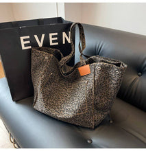 Leopard Print Large Capacity Tote Bag Shoulder Bag