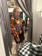 Bright Coloured Crochet Cardi