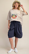 Navy Parachute Woven Shorts