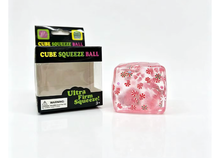 Sugarplum Sparkle Christmas & Holiday Cube Squishy Collection: Clear Snowflake cube