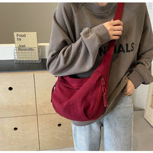 Crossbody Dumpling Bag Moon Shoulder Sling Casual: Burgundy