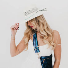Shell Beach Western Sun Hat: Black Bow