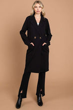 Culture Code Double Breast Lapel Collar Coat