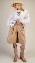 Khaki Parachute Woven Shorts