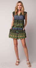 Green Printed Lounge Short
