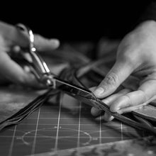 Lightening Bolt Leather Pouch