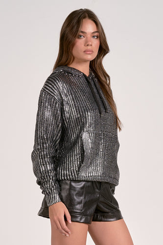 Metallic Hoodie