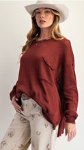 Mahogany Knitted Sweater