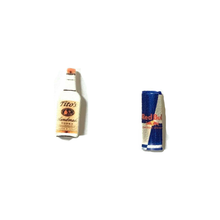 Vodka and Red Bull Stud Earrings