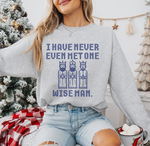 Sweatshirt Holiday Crewneck Wise Men