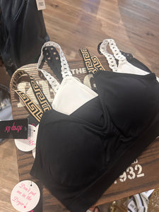 Strap-Its Black Loop Bra