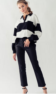 Bold Striped Rugby Shirt