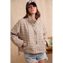 PRINTED HOODED WINDBREAKER JACKET TOP: CAMOUFLAGE