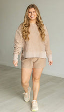 Light Mocha Corded Shorts