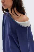 We The Free To The East Pullover- Navy