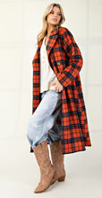 Plaid Long Coat