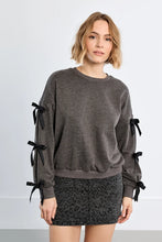 Grey Bow Sweatshirt